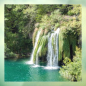 Autocollant Pour Fenêtre Cascades dans le Parc National de Plitvice - Croat (Feuille 3)