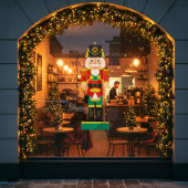 Autocollant Pour Fenêtre Casse-noix Festive Drummer