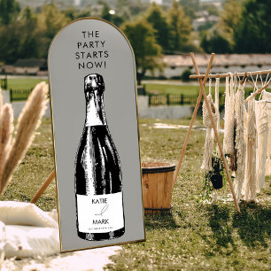 Autocollant Pour Fenêtre Célébration Commence maintenant Décale de bienvenu