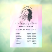 Autocollant Pour Fenêtre Céleste Mystique Déesse Lune Arc En Ciel Heures (Feuille 3)