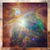 Autocollant Pour Fenêtre Chaos au cœur du composite Spitzer Hubble d'Orion (Feuille 2)