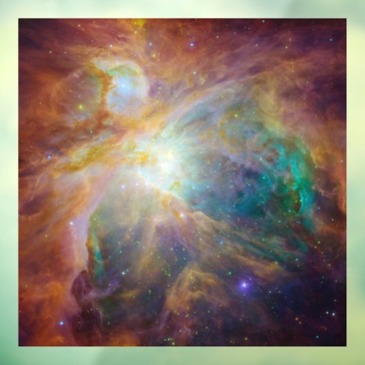 Autocollant Pour Fenêtre Chaos au cœur du composite Spitzer Hubble d'Orion (Feuille 3)