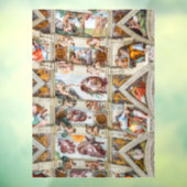 Autocollant Pour Fenêtre Chapelle Sixtine Michelangelo - Vatican, Rome, Ita (Feuille 3)