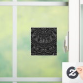 Autocollant Pour Fenêtre Charcoal Mandala  Window Cling (Maison)