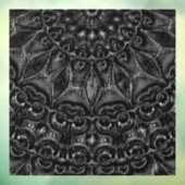 Autocollant Pour Fenêtre Charcoal Mandala Window Cling (Feuille 3)