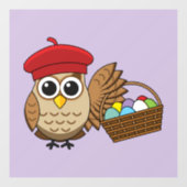 Autocollant Pour Fenêtre Chasse aux oeufs de Pâques (Feuille)