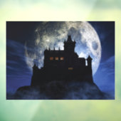 Autocollant Pour Fenêtre Château d'Imaginaire la nuit (Feuille 3)