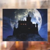 Autocollant Pour Fenêtre Château d'Imaginaire la nuit (Feuille 2)