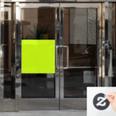 Autocollant Pour Fenêtre Chaux arctiques (couleur solide) (Porte de bureau)