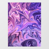 Autocollant Pour Fenêtre Chef-d'oeuvre d'art Abstrait (Feuille)