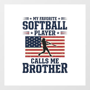 Autocollant Pour Fenêtre Chemise de gravure vintage patriotique frère de so