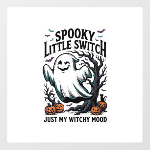 Autocollant Pour Fenêtre Chemise de sorcière d'Halloween Design d'humour de