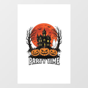 Autocollant Pour Fenêtre Chemise fantôme citrouille Vintage Halloween Party