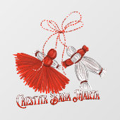 Autocollant Pour Fenêtre Chestita Baba Marta Martenitsas (Feuille)