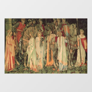 Autocollant Pour Fenêtre Chevaliers médiévaux de la Table Ronde