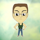 Autocollant Pour Fenêtre chibi (Feuille 3)