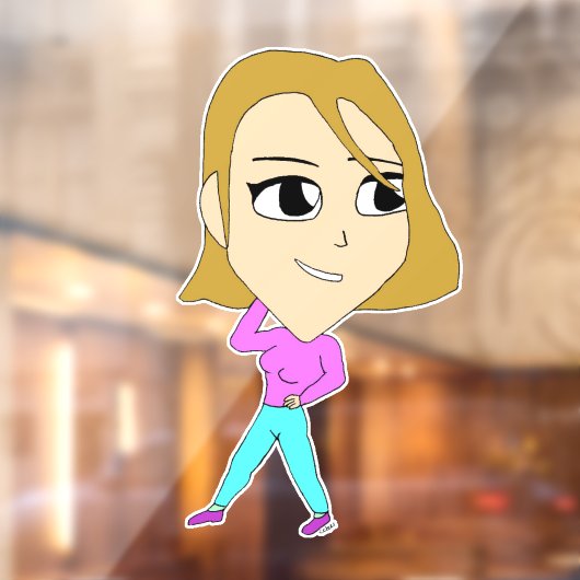 Autocollant Pour Fenêtre chibi (Feuille 2)