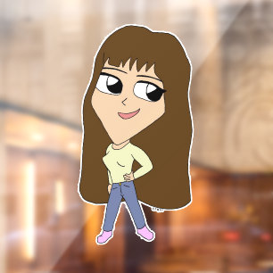 Autocollant Pour Fenêtre chibi