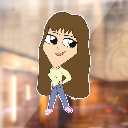 Autocollant Pour Fenêtre chibi (Feuille 2)