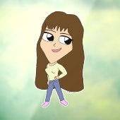 Autocollant Pour Fenêtre chibi (Feuille 3)