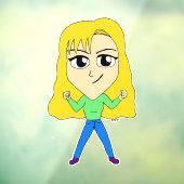 Autocollant Pour Fenêtre chibi (Feuille 3)