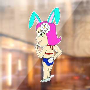 Autocollant Pour Fenêtre chibi bunnygirl