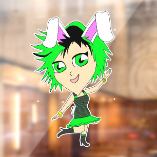 Autocollant Pour Fenêtre chibi bunnygirl