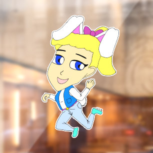 Autocollant Pour Fenêtre chibi bunnygirl