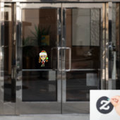 Autocollant Pour Fenêtre chibi elf (Porte de bureau)