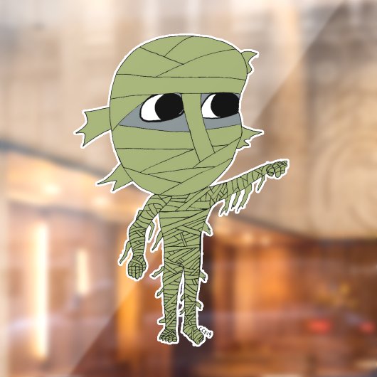 Autocollant Pour Fenêtre chibi mummy (Feuille 2)