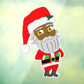 Autocollant Pour Fenêtre Chibi Santa (Feuille 3)