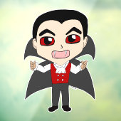 Autocollant Pour Fenêtre chibi vampire (Feuille 3)