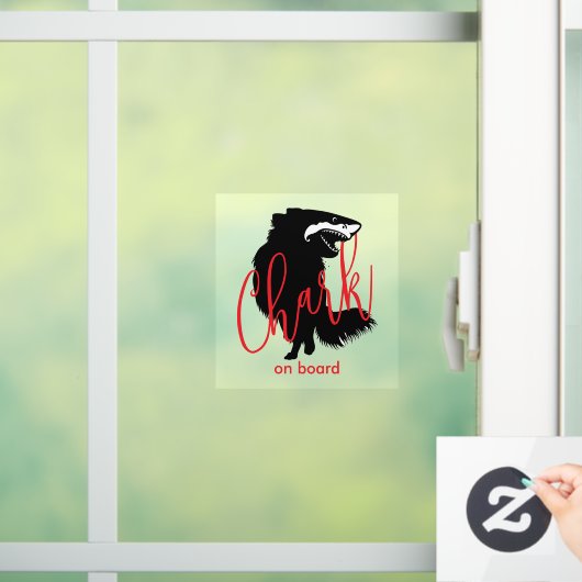 Autocollant Pour Fenêtre Chihuahua + Requin = Chark - Chark à bord (Maison)
