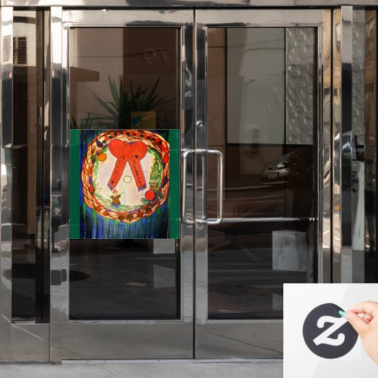 Autocollant Pour Fenêtre Christmas and Holiday Cheer! (Porte de bureau)