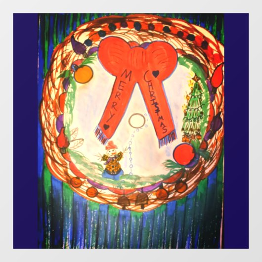 Autocollant Pour Fenêtre Christmas and Holiday Cheer! (Feuille)