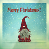 Autocollant Pour Fenêtre Christmas Gnome (Feuille 3)