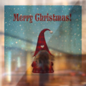 Autocollant Pour Fenêtre Christmas Gnome (Feuille 2)