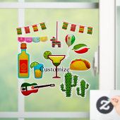 Autocollant Pour Fenêtre Cinco de Mayo Célébration Thunder_Cove  (Maison)
