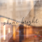 Autocollant Pour Fenêtre Citation de mise en oeuvre brillante de l'aligneme (Feuille 2)