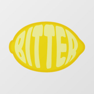 Autocollant Pour Fenêtre Citron amer