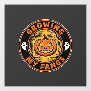 Autocollant Pour Fenêtre Citrouille d'Halloween de fantôme de modèle de cro