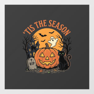 Autocollant Pour Fenêtre Citrouille drôle Halloween Pun Design2 (2)_1