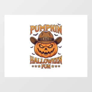 Autocollant Pour Fenêtre Citrouille Halloween Amusement Lanterne Jack Chape