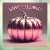 Autocollant Pour Fenêtre Citrouille rose brillant (Feuille 3)