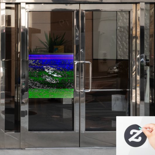 AUTOCOLLANT POUR FENÊTRE CLAIR DE FENÊTRE DECAL (Porte de bureau)