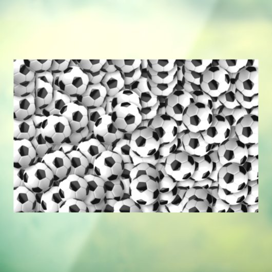 Autocollant Pour Fenêtre Classer la fenêtre des balles de football (Feuille 3)