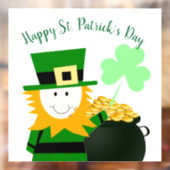 Autocollant Pour Fenêtre Classique de la Saint-Patrick (Feuille 2)