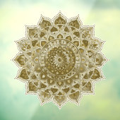 Autocollant Pour Fenêtre Classique Mandala Inde Style 4 (Feuille 3)