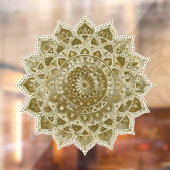 Autocollant Pour Fenêtre Classique Mandala Inde Style 4 (Feuille 2)