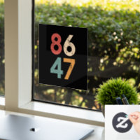 Classique Vintage Années 80 86 47 Anti Trump 